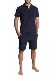 Shorty Herren Shorty blau uni (1 tlg)
