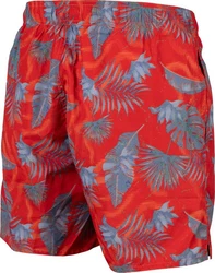 Arena Badeshorts MEN'S BEACH BOXER ALLOVER Rot