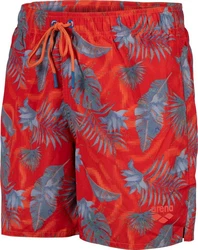 Arena Badeshorts MEN'S BEACH BOXER ALLOVER Rot