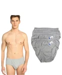 Seher Mensucat Herren Unterhosen Slips Grau/Hellgrau