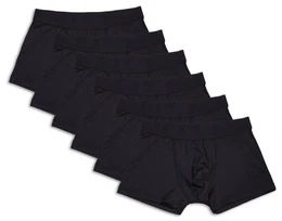 Retro Pants (6-St) Herren Retro-Pants 6er Pack aus Microfaser mit Jacquard-Bund