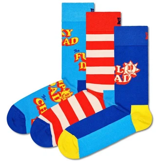 Happy Socks Basicsocken 3-Pack Super Dad Socks Gift Set Mischfarben/Rot/Blau/Hellblau/Gold Happy Socks Basicsocken 3-Pack Super Dad Socks Gift Set Mischfarben/Rot/Blau/Hellblau/Gold
