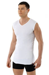 Achselhemd Bio V-Neck extra lang ohne Arm (kein Set, 1-St., kein Set)