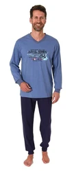 Normann Herren Pyjama mit Front-Print (122 10 757) 12210757