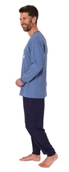 Normann Herren Pyjama mit Front-Print (122 10 757) 12210757