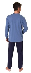 Normann Herren Pyjama mit Front-Print (122 10 757) 12210757