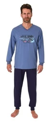 Normann Herren Pyjama mit Front-Print (122 10 757) 12210757