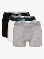 Lacoste Boxershorts Black/White-Silver Chine