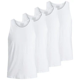 Unterhemd Herren T-Shirt, 4er Pack - JACBASIC CREW NECK TEE, (Packung, 4er Pack)