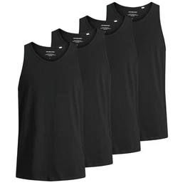 Unterhemd Herren T-Shirt, 4er Pack - JACBASIC CREW NECK TEE, (Packung, 4er Pack)