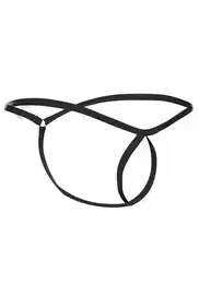 String Tear Drop String - schwarz (1-St)
