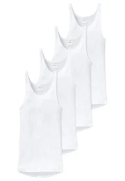 Unterhemd 4er Pack Original Classics Doppelripp (Spar-Set, 4-St) Unterhemd / Tanktop - Baumwolle - Strapazierfhig