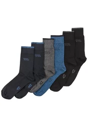 camel active Freizeitsocken Schwarz/Grau/Blau