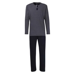 TOM TAILOR Pyjama Nebraska Set Dunkelblau/Grau/Dunkelgrau/Blau