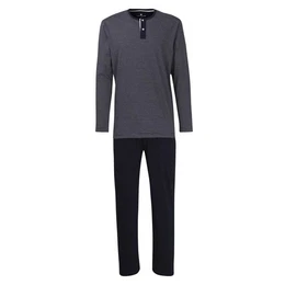 Pyjama Herren Schlafanzug 2-tlg. Set - Pyjama, lang, (2 tlg)