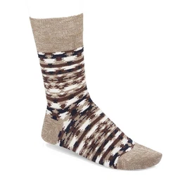Kurzsocken Herren Socken - Strumpf, Ethno Linen, Jacquard, (Packung, 1er Pack)