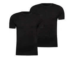 Bjrn Borg Unterziehshirt Core Slim 2er Pack Herren Schwarz