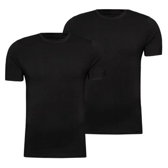 Bjrn Borg Unterziehshirt Core Slim 2er Pack Herren Schwarz