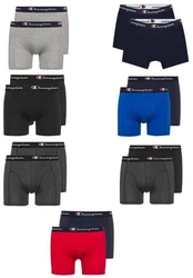 Champion Authentic Athletic Apparel Boxershorts Dunkelgrau/Grau/Dunkelrot/Rot/Rosa