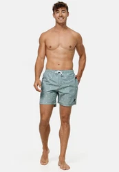 Indicode Badeshorts Maya Blau/Grün/Hellblau