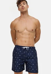 Indicode Badeshorts Maya Hellblau/Dunkelblau/Rot/Grau/Blau