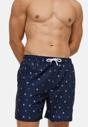 Indicode Badeshorts Maya Hellblau/Dunkelblau/Rot/Grau/Blau