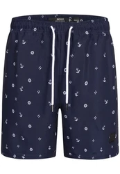 Indicode Badeshorts Maya Hellblau/Dunkelblau/Rot/Grau/Blau