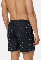 Indicode Badeshorts Maya Schwarz/Rot/Grün/Dunkelblau/Hellblau/Braun