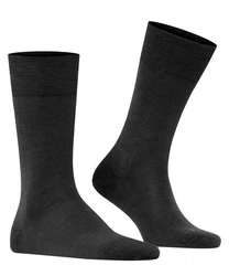 FALKE Funktionssocken Sensitive Berlin Schwarz/Dunkelgrau/Grau