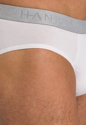 Hanro Slip Cotton Essentials Grau/Weiß/Lila/Silber/Hellgrau