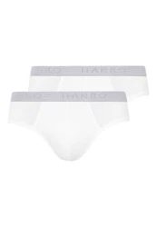 Hanro Slip Cotton Essentials Grau/Weiß/Lila/Silber/Hellgrau