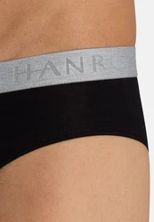 Hanro Slip Cotton Essentials Dunkelgrau/Schwarz/Grau/Dunkelblau