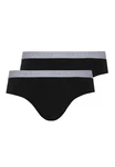 Hanro Slip Cotton Essentials Dunkelgrau/Schwarz/Grau/Dunkelblau
