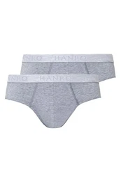 Hanro Slip Cotton Essentials Grau/Hellgrau