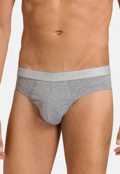 Hanro Slip Cotton Essentials Grau/Hellgrau