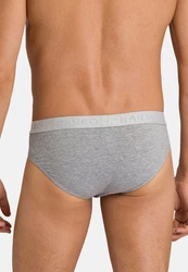 Hanro Slip Cotton Essentials Grau/Hellgrau