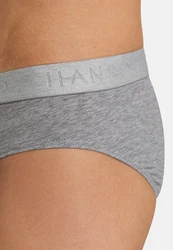 Hanro Slip Cotton Essentials Grau/Hellgrau