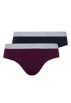 Hanro Slip Cotton Essentials Dunkelblau/Lila