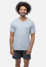 Pyjama Mix (Set, 2 tlg) Schlafanzug - Baumwolle - Kurzarm-Shirt mit V-Ausschnitt