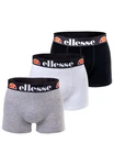 Ellesse Boxershorts Grillo 3P Trunks graumeliert/melone/schwarz/weiß