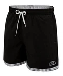 Mount Swiss Badeshorts LUKAS (1-St) Schwarz/Creme