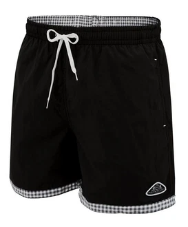 Mount Swiss Badeshorts LUKAS (1-St) Schwarz/Creme