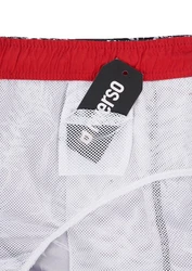 riverso Badehose Herren RIVKai Regular Fit (59406) Gelb/Rot/Dunkelblau