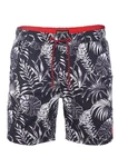 riverso Badehose Herren RIVKai Regular Fit (59406) Gelb/Rot/Dunkelblau