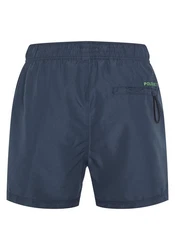 Polo Sylt Badeshorts mit Label-Print Dunkelblau/Blau/Grün