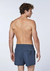Polo Sylt Badeshorts mit Label-Print Dunkelblau/Blau/Grün