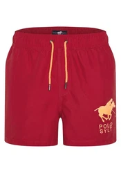 Polo Sylt Badeshorts mit Label-Print 