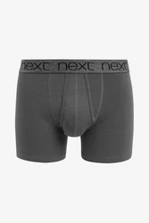 Next A-Front Boxershorts (4-St) Dunkelgrau/Grau