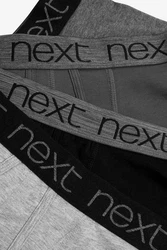 Next A-Front Boxershorts (4-St) Dunkelgrau/Grau