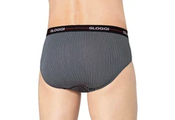 sloggi Slip Herren Slips Start midi C2P box (2er Pack) Schwarz/Beige/Braun